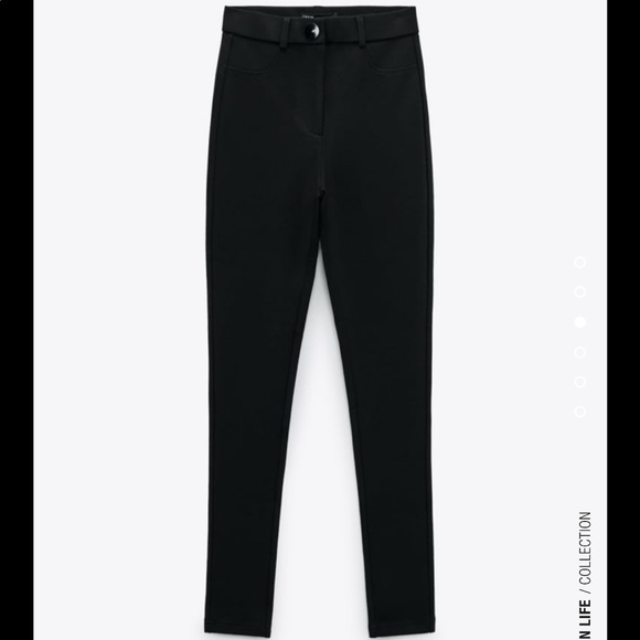 Zara Legging pants with button - Picture 2 of 5